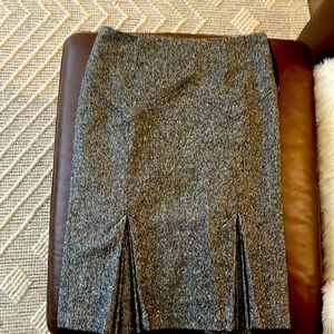 Gray Pencil Skirt